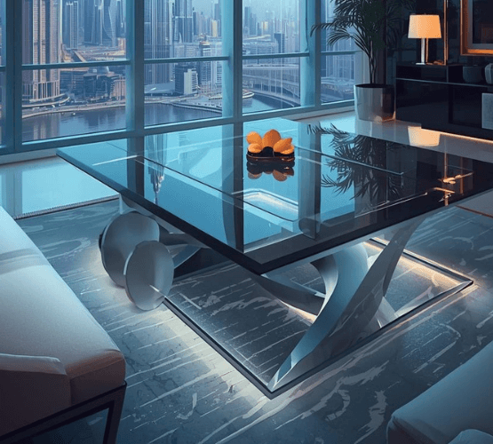 glass table top Dubai